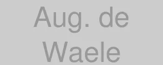 Logo de la marque Aug. de Waele